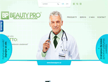 Tablet Screenshot of beautypro.cz